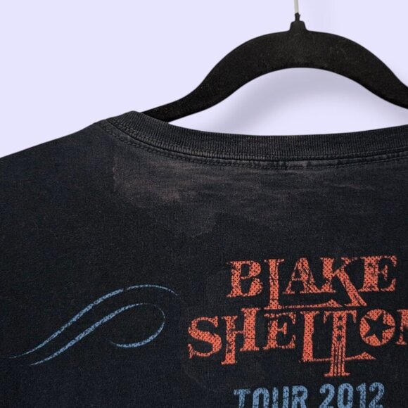 (2/$20) Blake Shelton Distressed 2012 Tour Tee - Picture 5 of 5